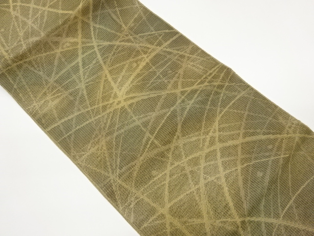 JAPANESE NAGOYA OBI FOR SUMMER / WOVEN GRASS